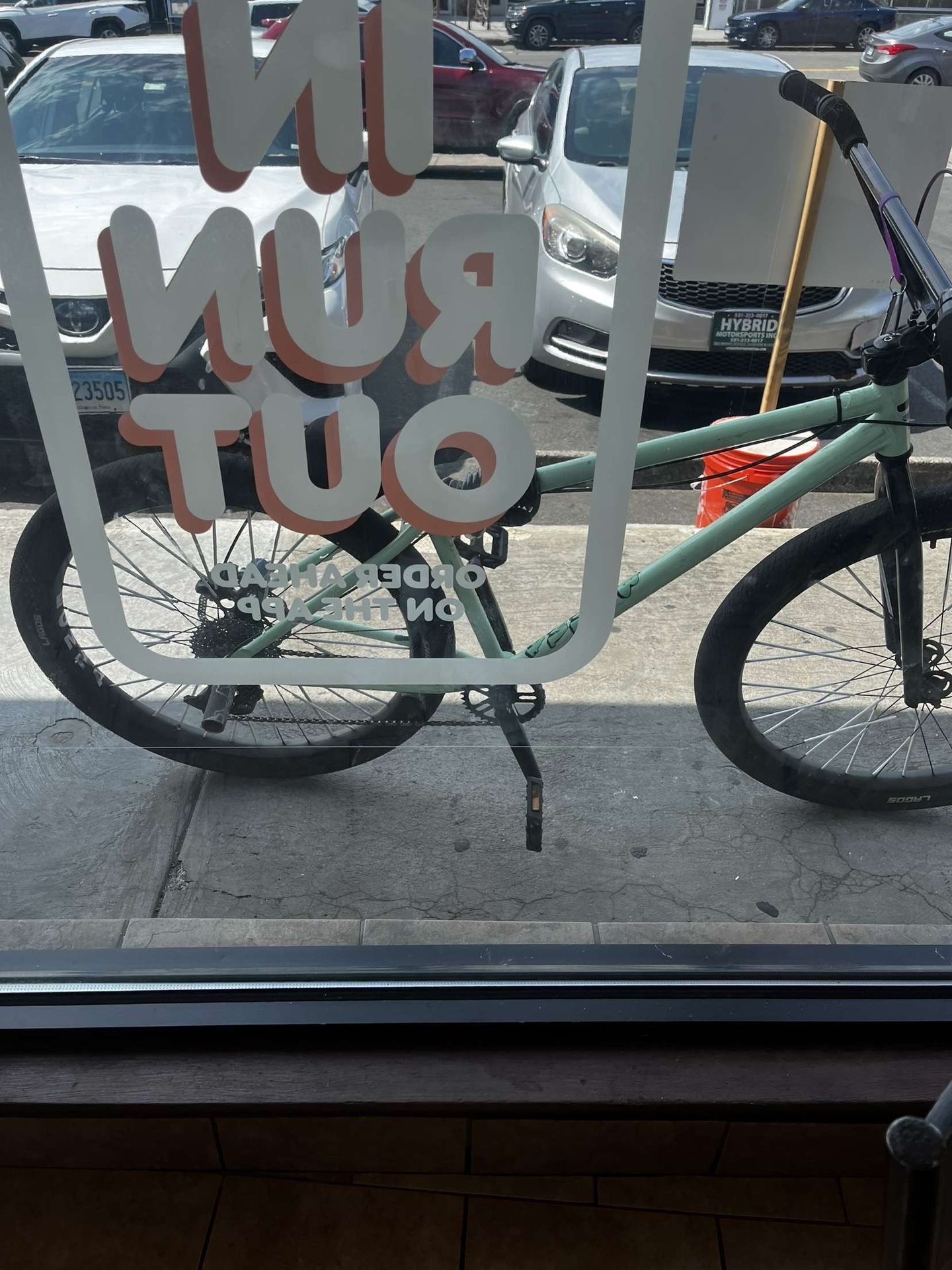 Mint Green Bomma White Spokes And Gears on it , Pretty Much Stock