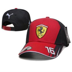 Ferrari Charles Leclerc Puma Red/Black Adjustable - Formula One