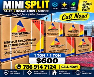 Mini split with intalation 600