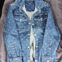 Balmain Paris Girls Jean Jacket