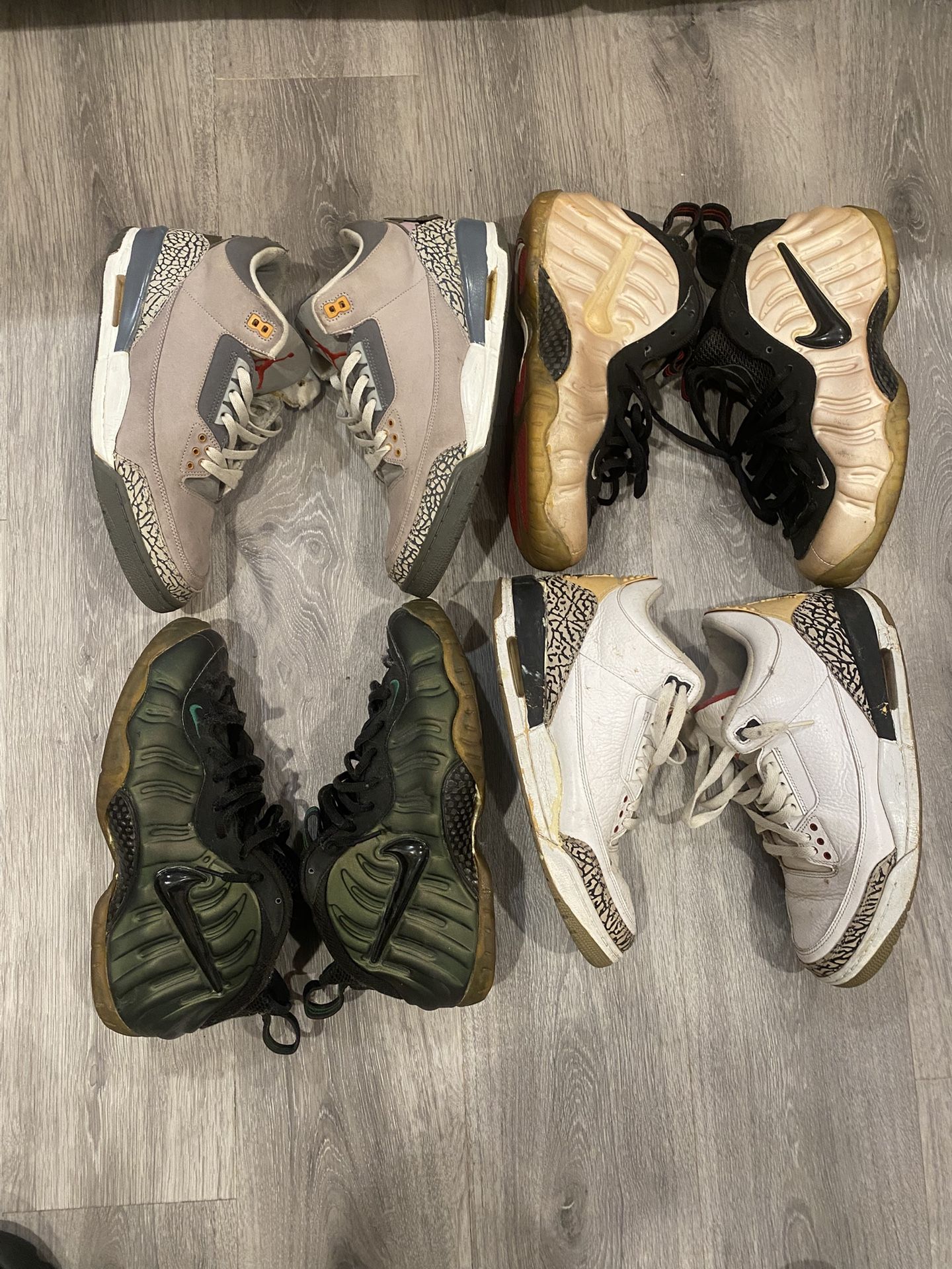 Jordan Foams Lot Size 10.5 And 11