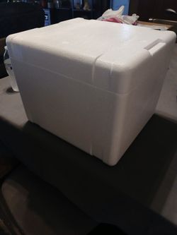 Brand new Styrofoam cooler