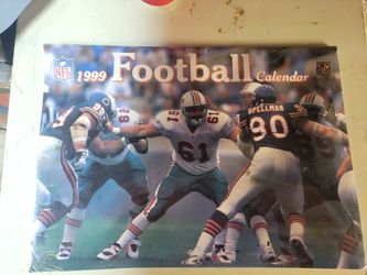 1999 NFL Football Wall Calendar