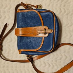 Dooney & Bourke  Blue Leather Purse