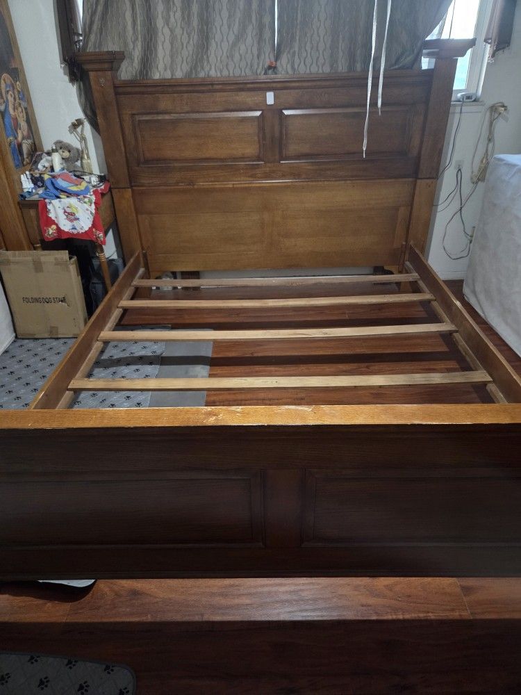 Cal King Solid Wood Bed Frame