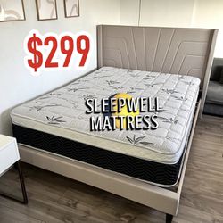 Brand New Queen Bed Frame With Mattress 