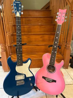 Daisy Rock Acoustic Guitar (Mint) and First Act Guitar