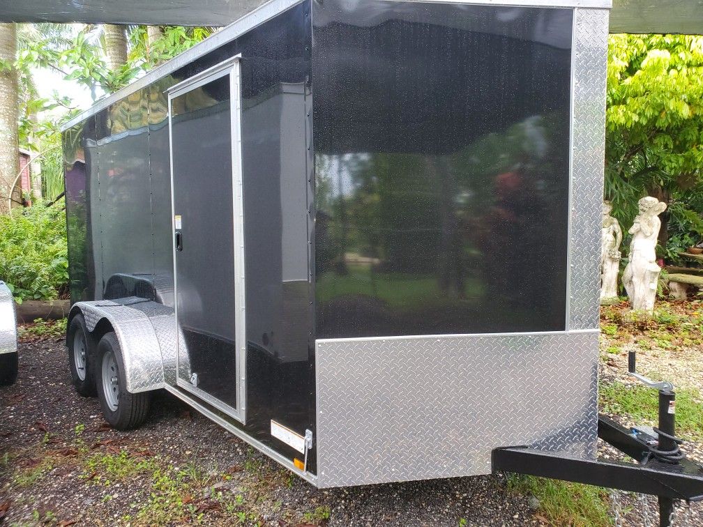 Brand new 7x14 enclosed cargo trailer 2021