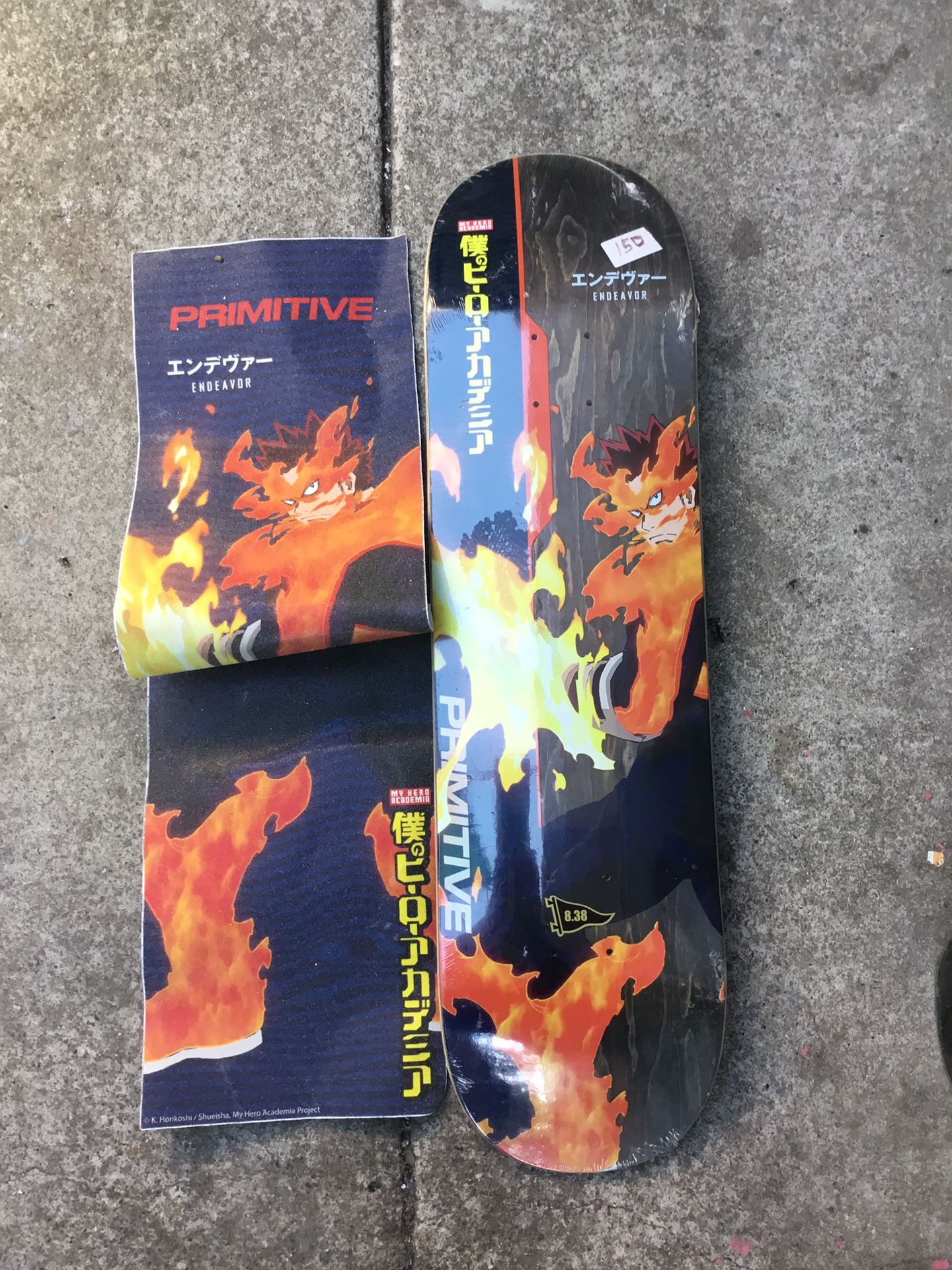 Primitive MyHeroAcademy Board With Matching Grip Tape