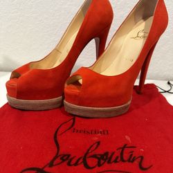 Red Authentic Louboutin Heels 