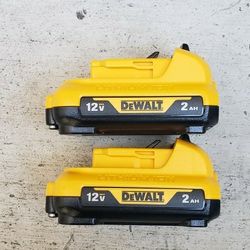 Dewalt 12v Batteries 2.0 Ah Brand New Price For Both