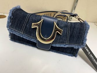 True religion Denim Blue Crossbody