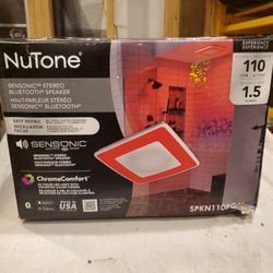 Nutone Sensonic Stero Bluetooth Speaker / fan
