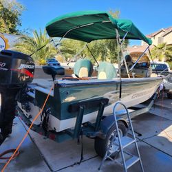 Boat Crestliner 2001 Fish Hawk 1650.deep V 