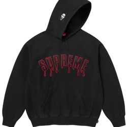 Supreme ghostface hooded sweatshirt