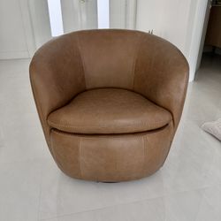 New Leather Swivel Chair