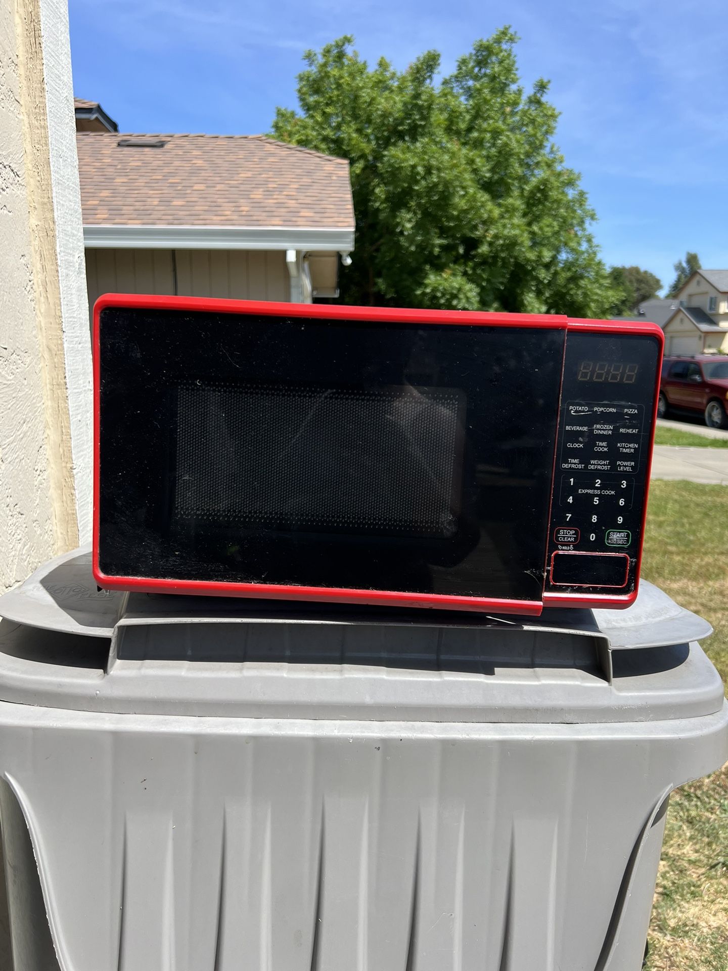 Red Microwave