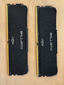 Used BALLISTIX 2x8GB DDR4 3600MHz CL16