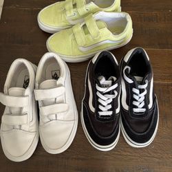 Girls Vans  Size 2 shoe  bundle ( all 3 pairs)