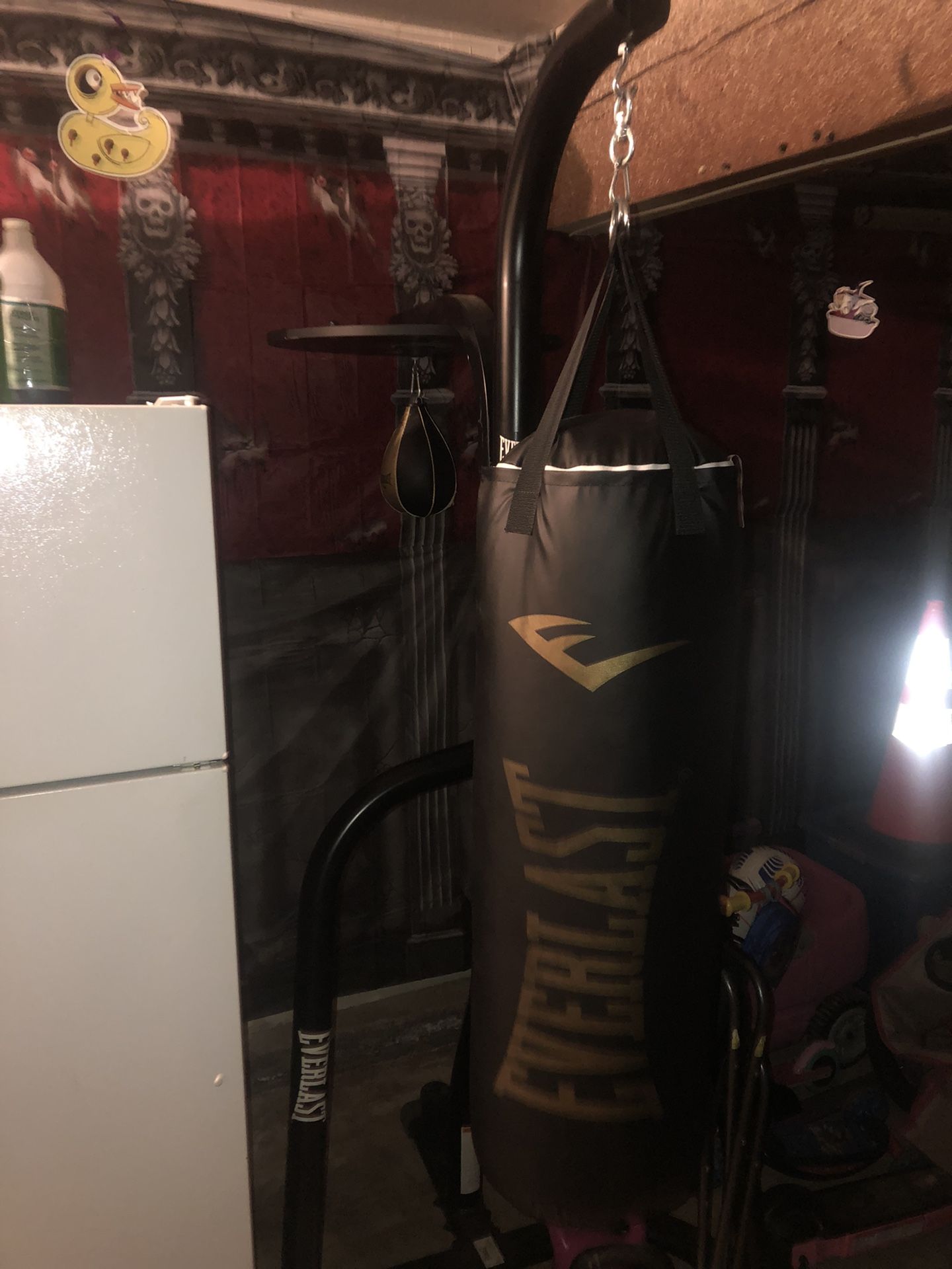 Everlast Boxing Bag And Speed Bag Stand 