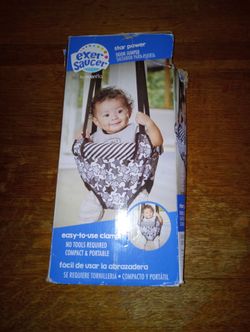 Evenflo ExerSaucer Doorway Jumper.