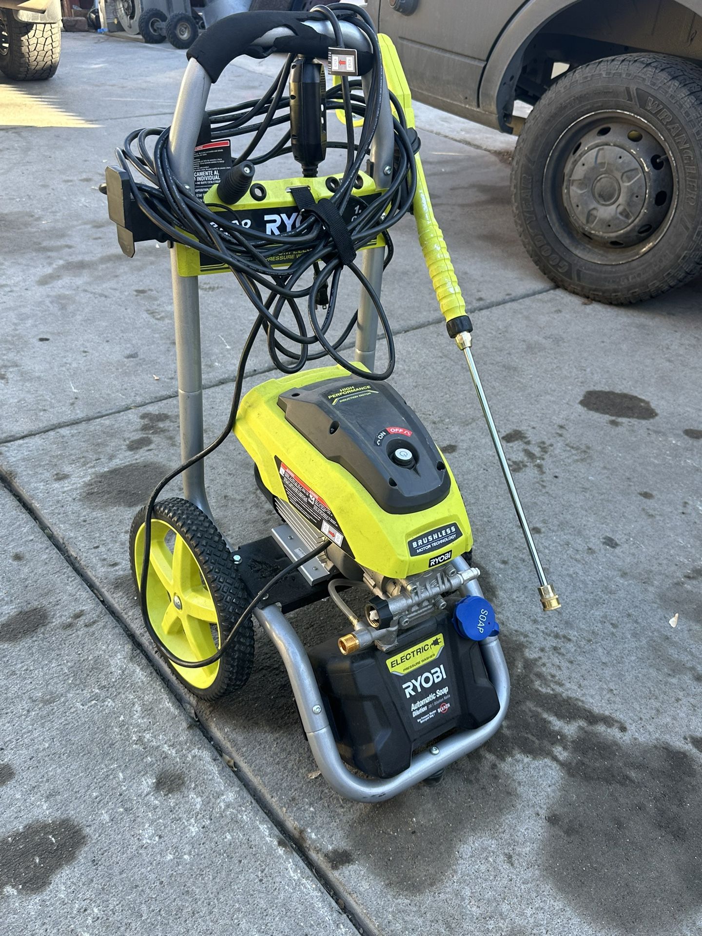 RYOBI 3000 PSI 1.1 GPM Cold Water Electric Pressure Washer