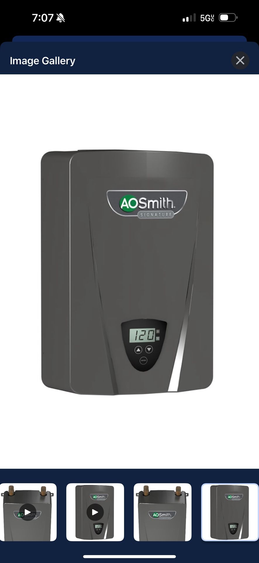 electric water ao smith tankless water heater reset button