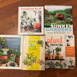 Houseplant & Gardening Book Bundle – Plant Parenting, Tiny Plants & More (5 Books)