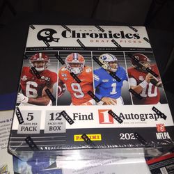 NFL Chronicles Draft Pick Football Training Cards Box Set New