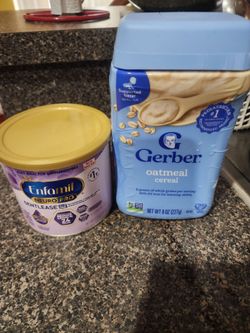Free baby cereal and Formula