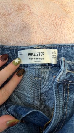 Hollister size 8 baggy jeans