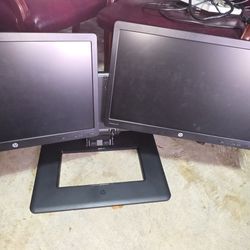 Monitors Dual Adjustable Stand 23 Inches 
