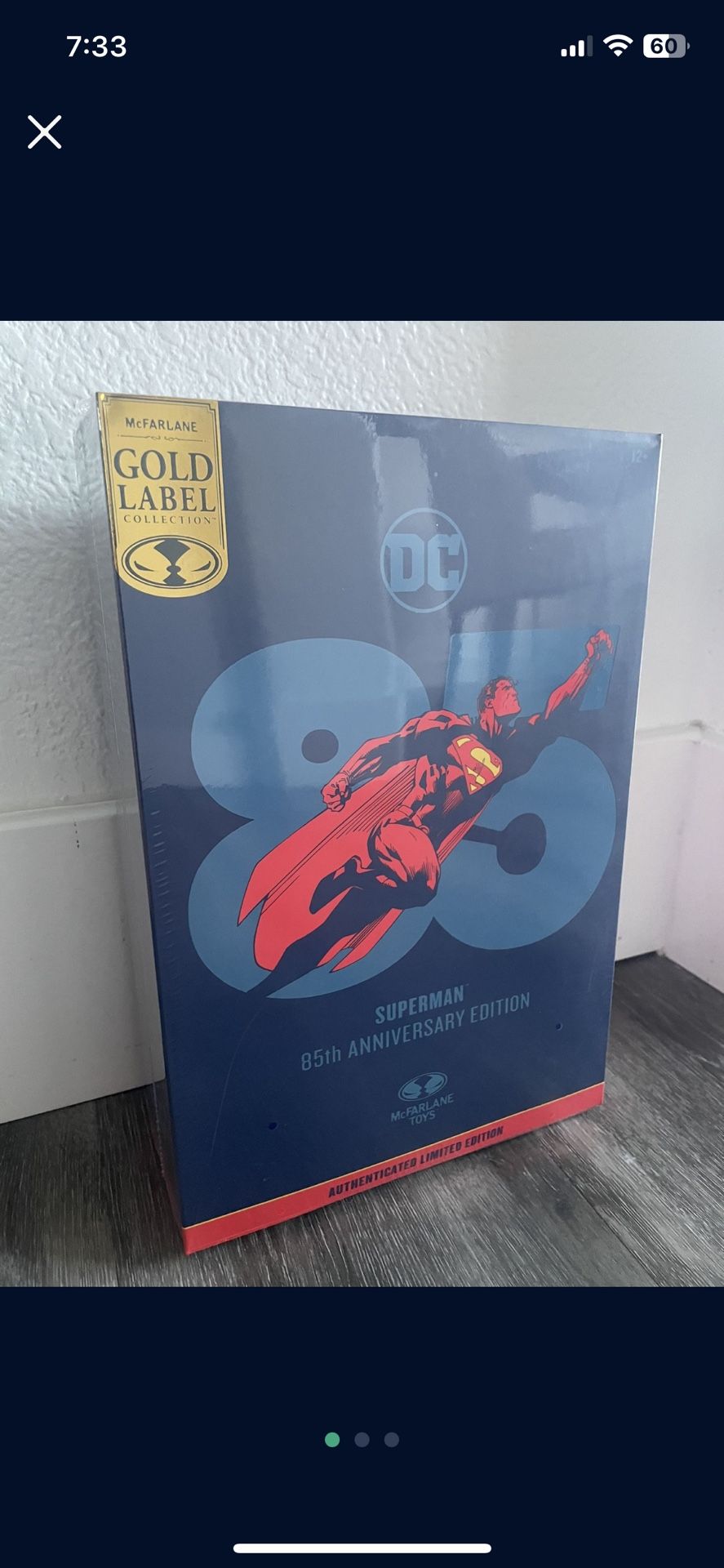 SDCC Exclusive Superman 85th Anniversary Edition