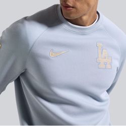 Nike Men's Los Angeles Dodgers 2026 Gold Collection Club Fleece Crewneck Sweatshirt SIZE XXL