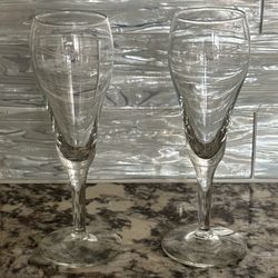 Vintage Amfac Hotel & Resort Wine Glasses