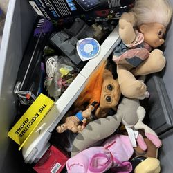 Misc Toy Action Figure Car Lot , trains, plush, Wii fit board, skylanders carry case bag, etc.