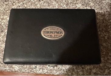 Thompson's 1915 mini cigar humidifier great shape Thompson's 1915 mini cigar humidifier great shape