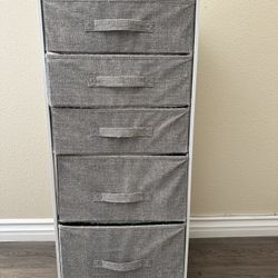 Storage Dresser Furniture Unit Gray/ White