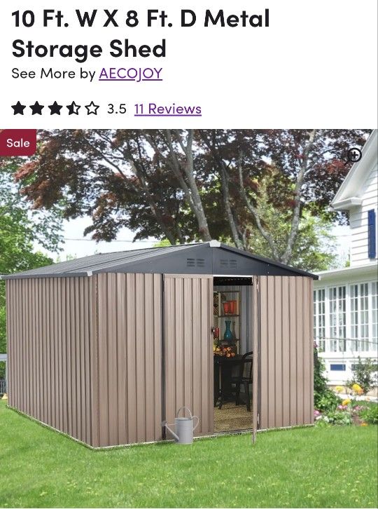 Storage Shed 8 x 10