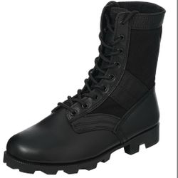 SIZE 10-10.5-11 Men's Military Jungle Combat Boots 8 Inch Lightweight Motorcycle Tactical Boot Police Army Botas
