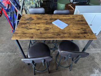 Bar Table and Stools Set