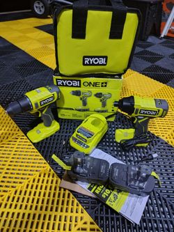 Ryobi 18V Cordless 2-Tool Combo Kit