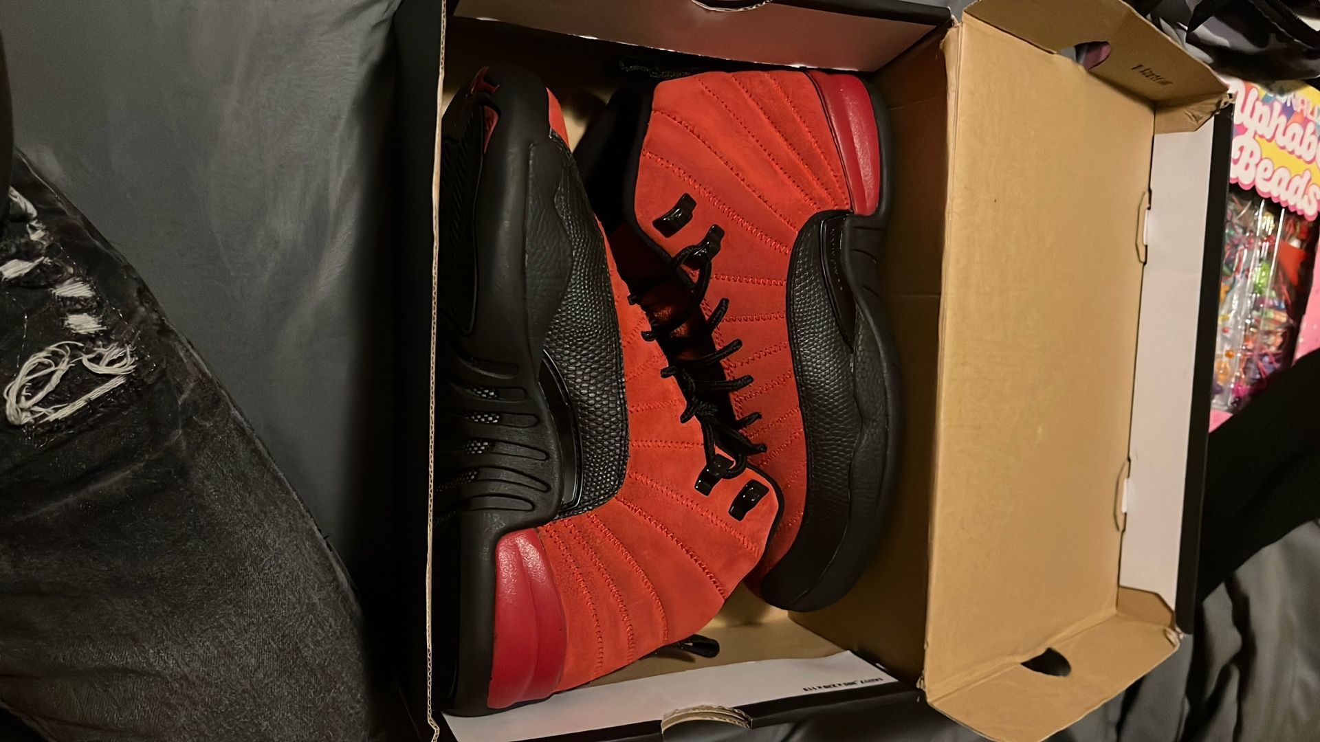 Red And Black Jordan 12