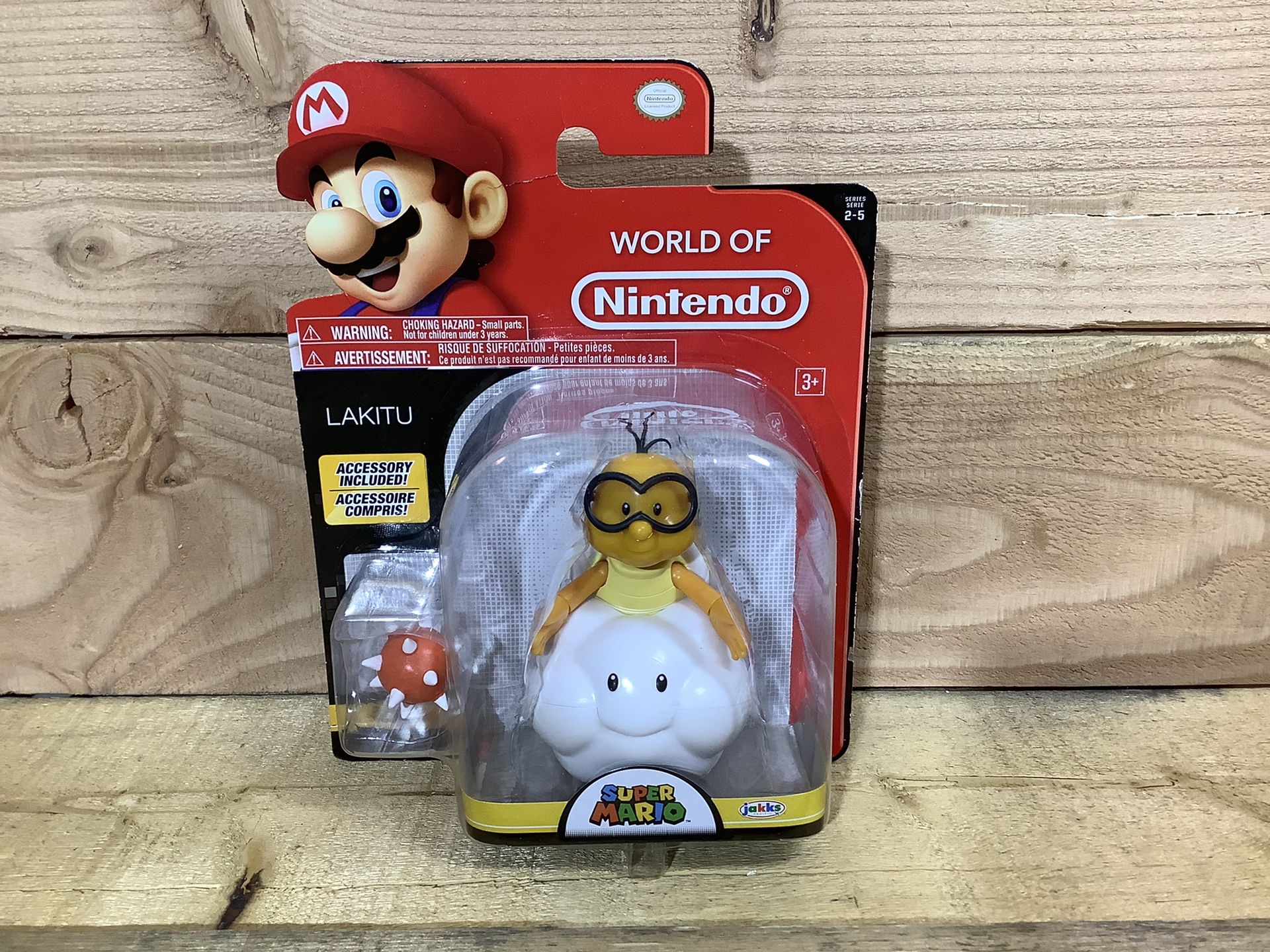 World of Nintendo Lakitu JAKKS Action Figure 4” Spiny Accessory Mario Zelda Pokemon 2-5