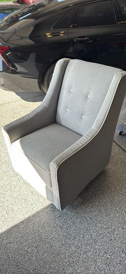Modern Grey Rocking Chair