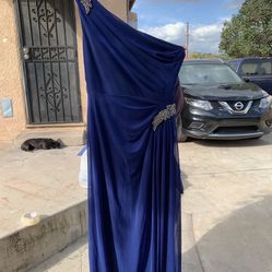 Long Royal blue Dress