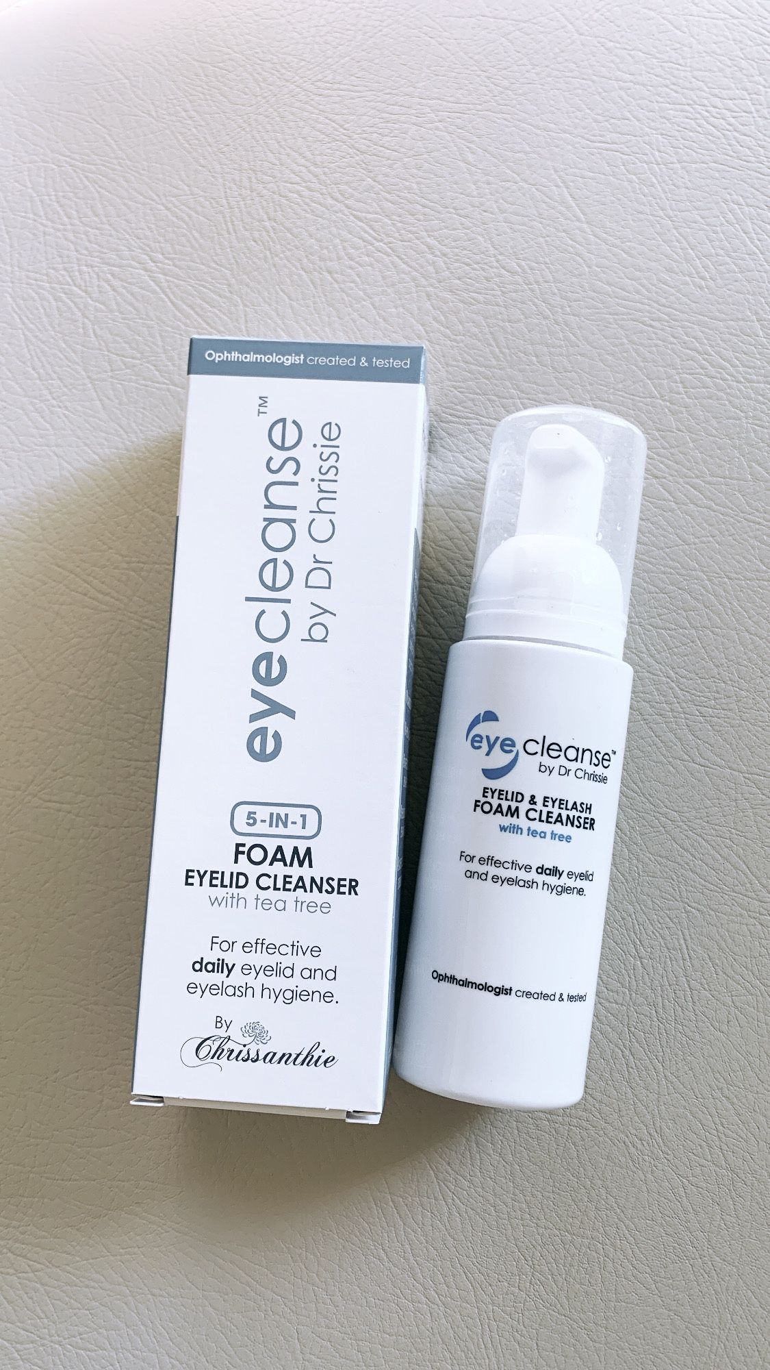 Chrissanthie Eyelid Lash Extension Cleanser New!