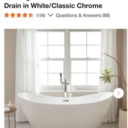 NEW!  Soaking Tub with Faucet