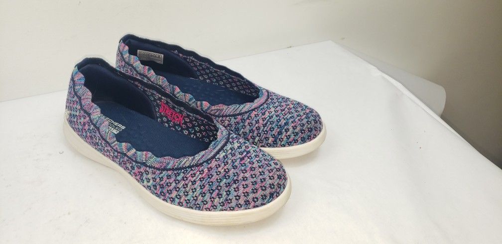Skechers On the Go Women's 7.5 M Dreamy Brilliant Flats Multi Color 136228