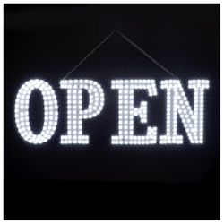 OPEN Sign Led White 10,000K